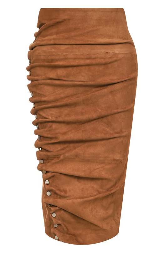 Замшевая юбка Jacob Lee WLS20116AW25G Коричневый WLS20116AW25G