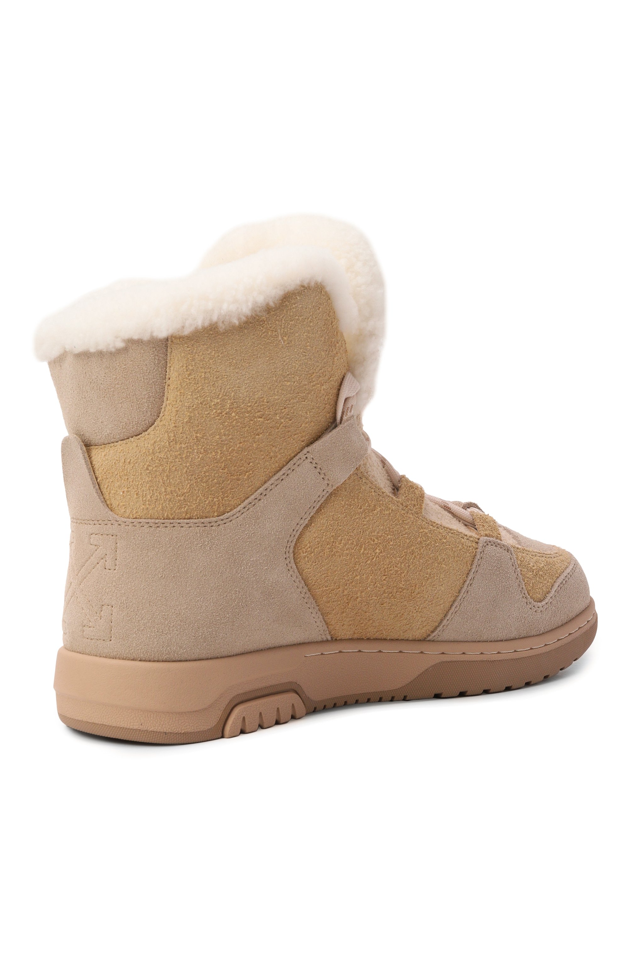 Комбинированные ботинки OFF-WHITE, арт. 0WIY001F25LEA0011011, фото 5