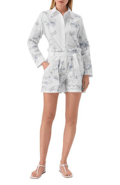 Женские хлопковые шорты EA7, арт. 7W001026/AF21126