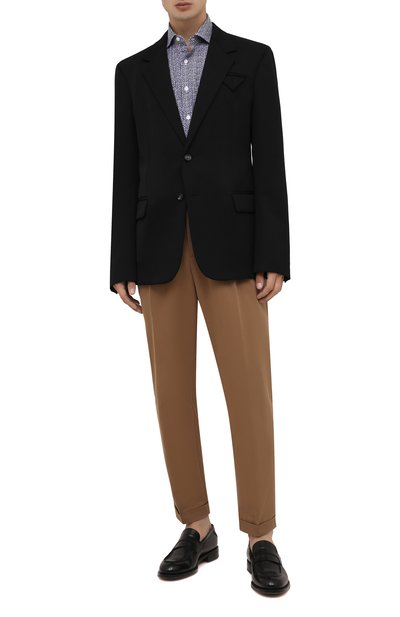 Хлопковая рубашка SONRISA синего цвета по цене 29150 руб., арт. IFI0R9/F6071, фото 2 Хлопковая рубашка SONRISA, арт. IFI0R9/F6071, фото 2