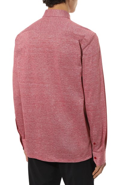 Рубашка из хлопка и льна STEFANO RICCI красного цвета по цене 99500 руб., арт. CJ006847/TE2301, фото 4 Рубашка из хлопка и льна STEFANO RICCI, арт. CJ006847/TE2301, фото 4