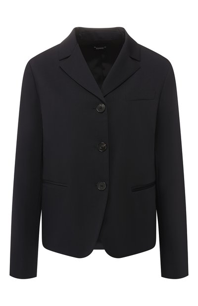 Женский шерстяной жакет JIL SANDER NAVY, арт. JNWM1514A/JM2124A