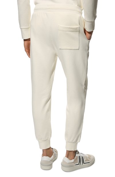 Хлопковые джоггеры CASABLANCA, арт. MS22-JTR-007 0FF-WHITE L00PBACK CASABLANCA TENNIS, фото 4