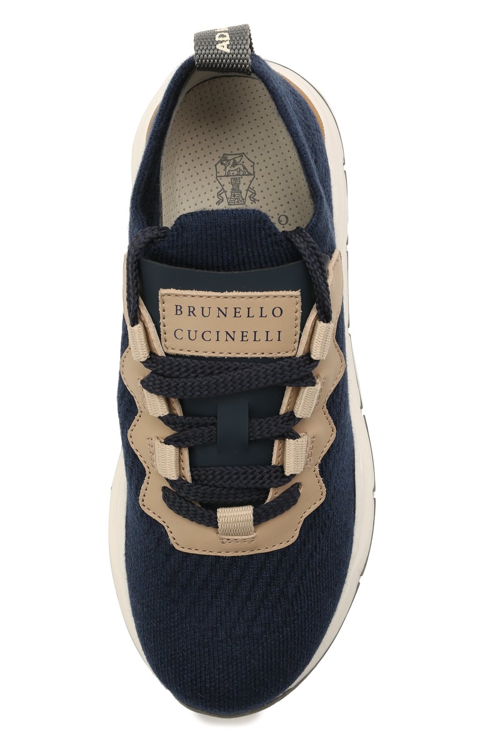 Текстильные кроссовки BRUNELLO CUCINELLI, арт. BPMBG1M122, фото 4