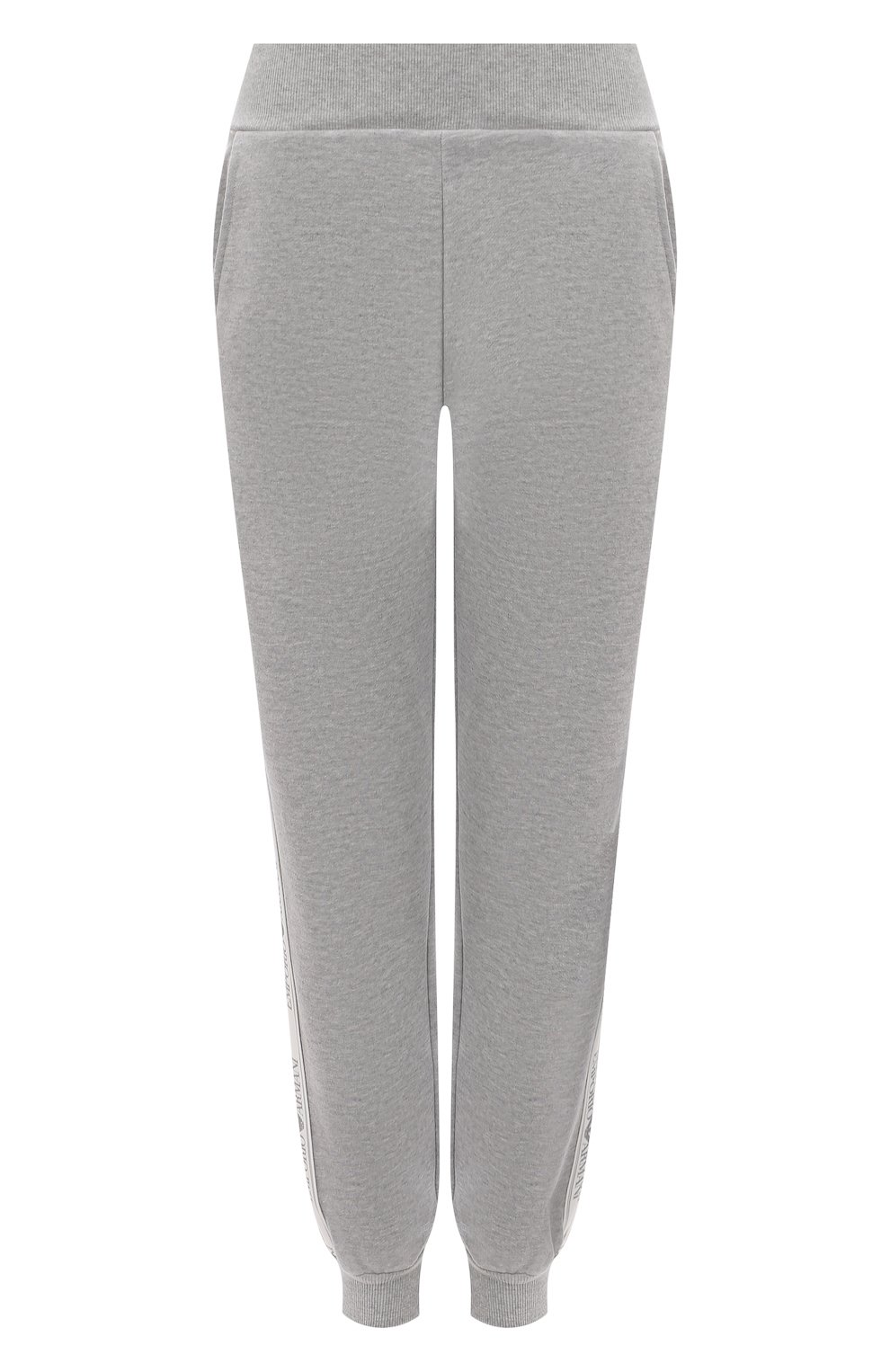 Джоггеры EMPORIO ARMANI серого цвета по цене 11300 руб., арт. 164508/1A250, фото 1 Джоггеры EMPORIO ARMANI, арт. 164508/1A250, фото 1