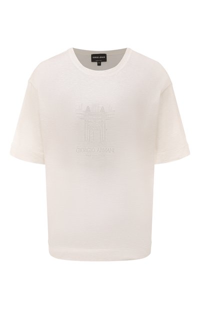 Хлопковая футболка GIORGIO ARMANI, арт. 3RAM82/AJFJZ, фото 1