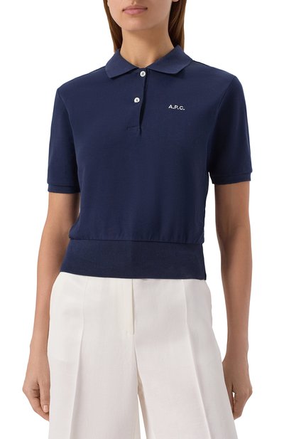 Хлопковое поло A.P.C., арт. F26522/C0GWZ, фото 3