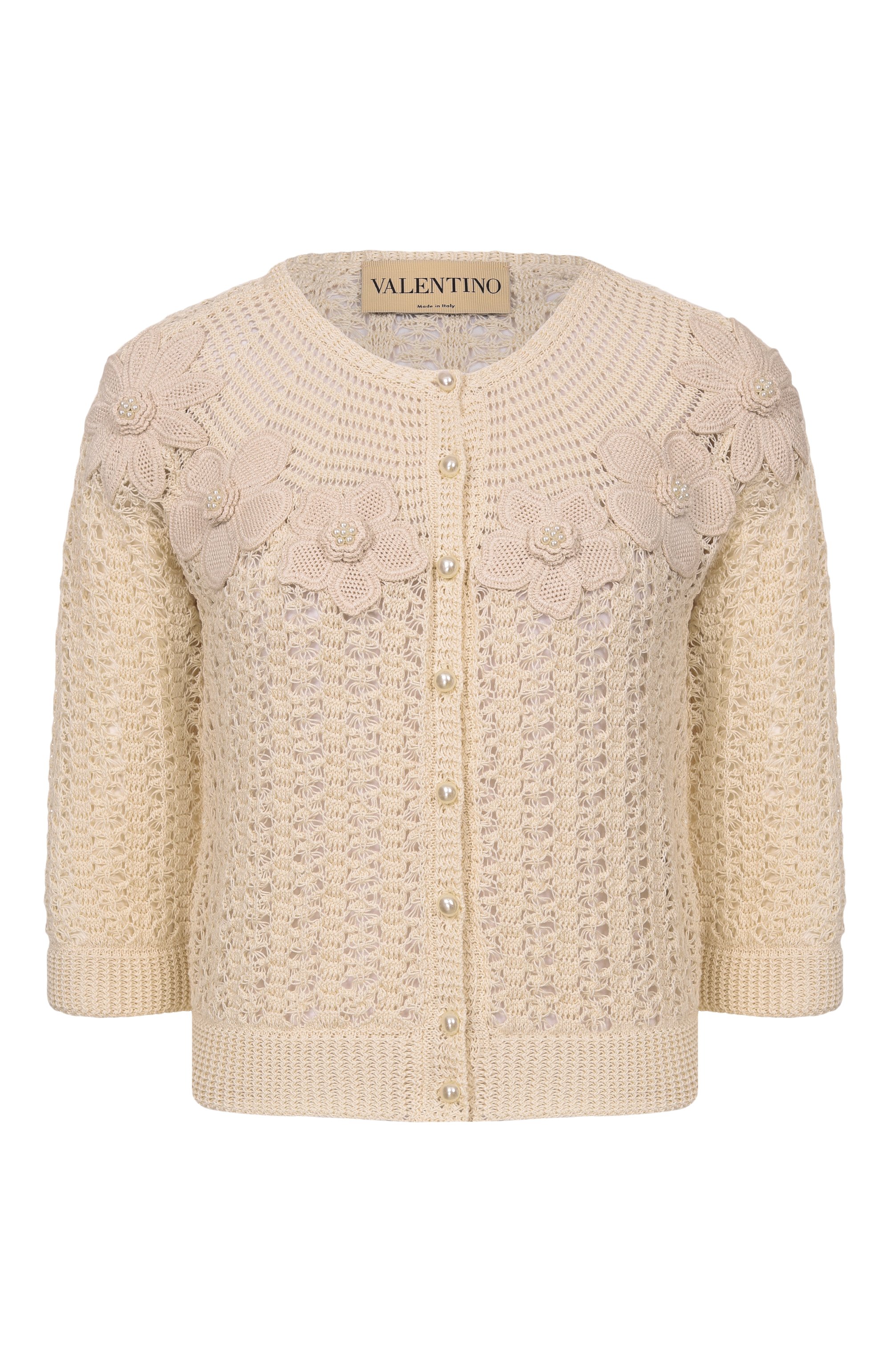 Хлопко вый кардиган VALENTINO, арт. 8B3KA14F/9W4, фото 1