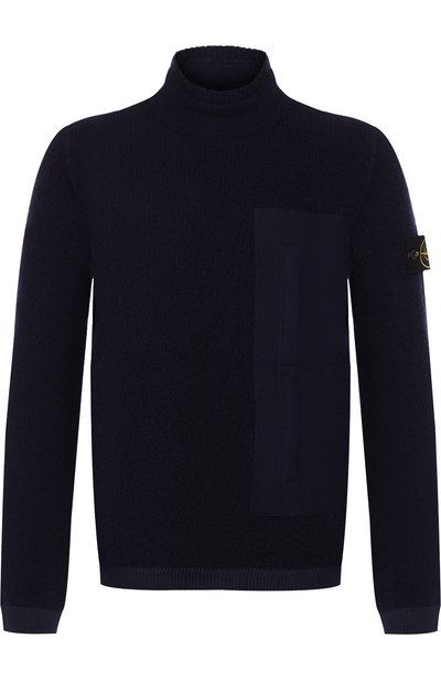 Шерстяной джемпер с воротником-стойкой STONE ISLAND, арт. 6915546B3, фото 1