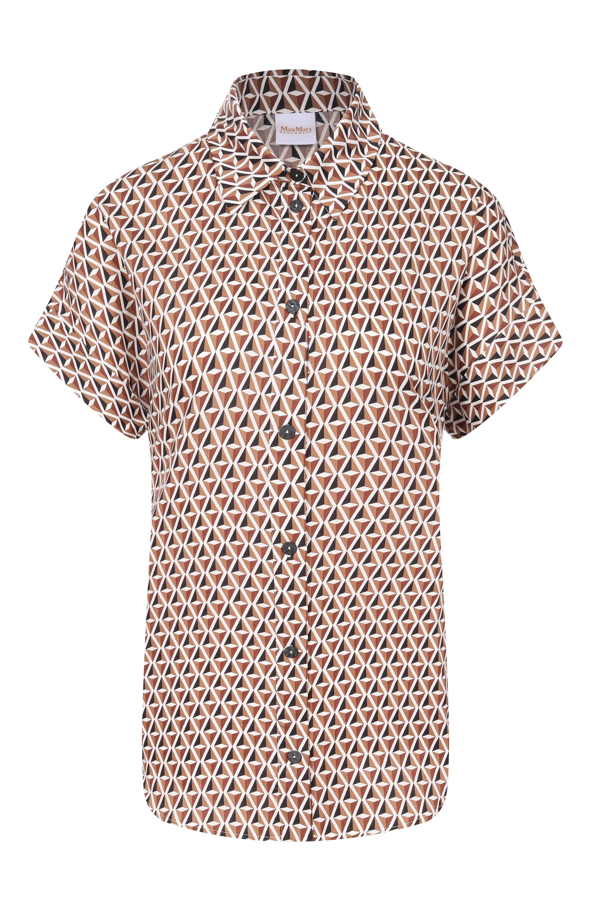 Хлопковая рубашка MAX MARA, арт. BCHCREA 261611101, фото 1