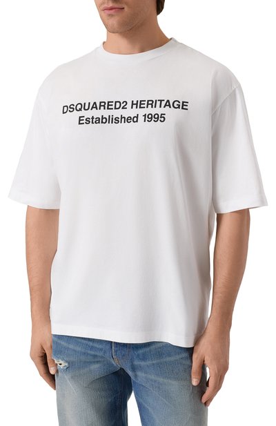 Хлопковая футболка DSQUARED2, арт. S74GD1456/D20020, фото 3