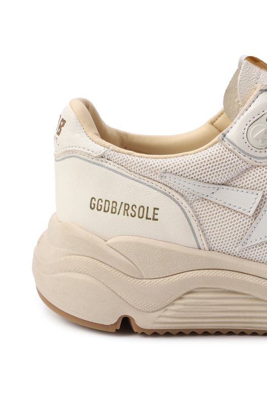 Комбинированные кроссовки Running Sole Golden Goose Deluxe Brand GWF00126.F003928 Белый  GWF00126.F003928 Фото 7