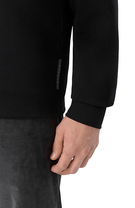 Хлопковая рубашка Bogner 58171046 Чёрный  58171046 Фото 5