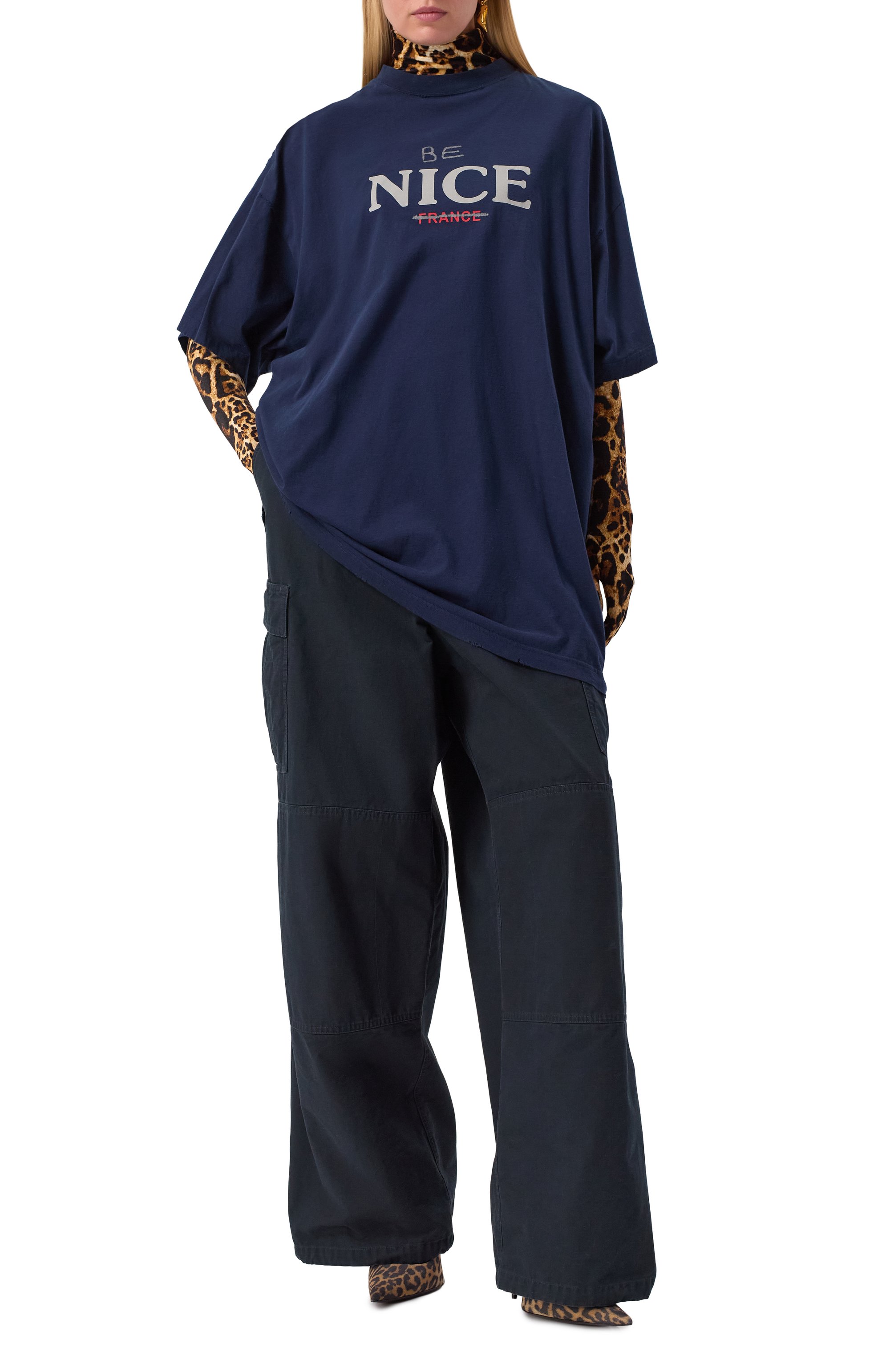 Хлопковая футболка BALENCIAGA, арт. 739028/TPVE4, фото 6