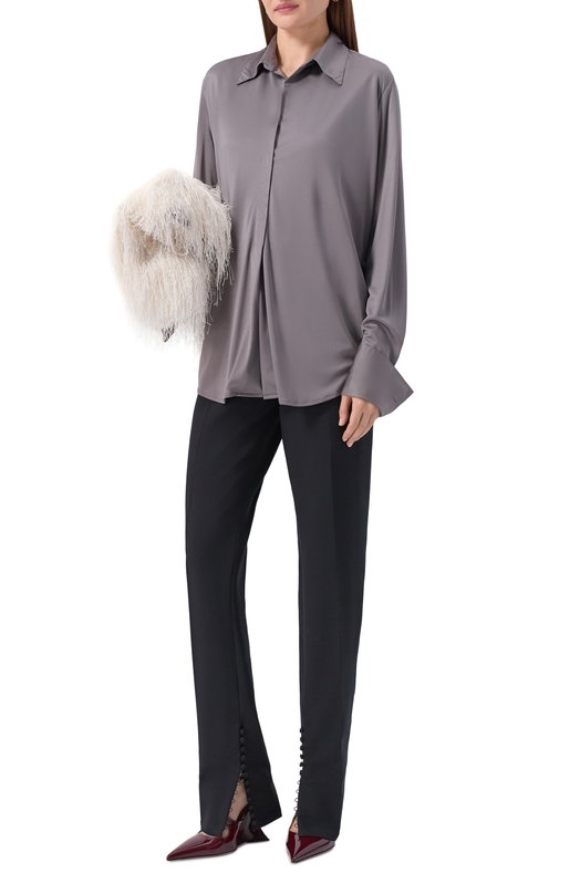 Шерстяные брюки Dries Van Noten 252-010951-2249 Чёрный  252-010951-2249 Фото 2