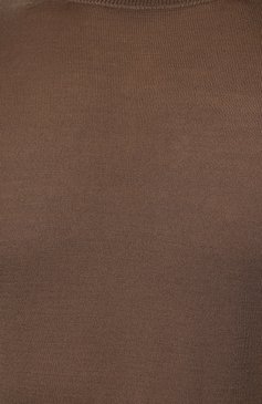 Мужской шерстяной джемпер GRAN SASSO коричневого цвета, арт. 45154/14790 | Фото 5 (Материал внешний: Шерсть; Рукава: Длинные; Принт: Без принта; Длина (для топов): Стандартные; Материал сплава: Проставлено; Мужское Кросс-КТ: Водолазка-одежда; Драгоценные камни: Проставлено; Стили: Кэжуэл)