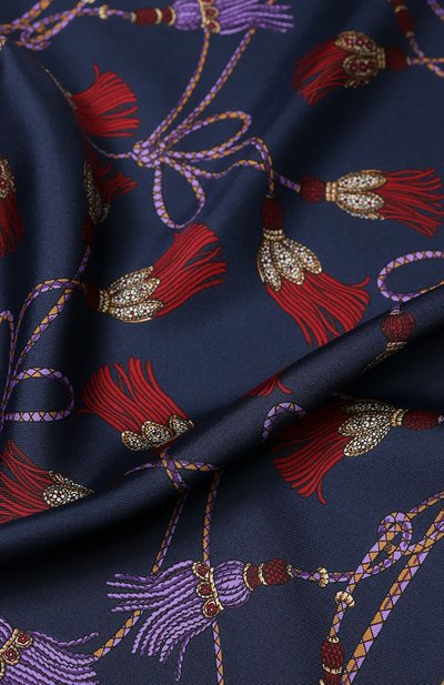 Шелковый платок GUCCI фиолетового цвета по цене 11950 руб., арт. 545841/4G001, фото 2 Шелковый платок GUCCI, арт. 545841/4G001, фото 2