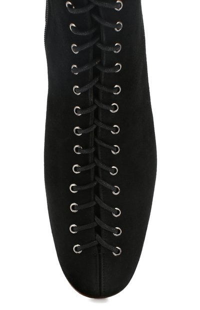 Замшевые бот ильоны becca BY FAR, арт. 16603-04-BBLKS, фото 5