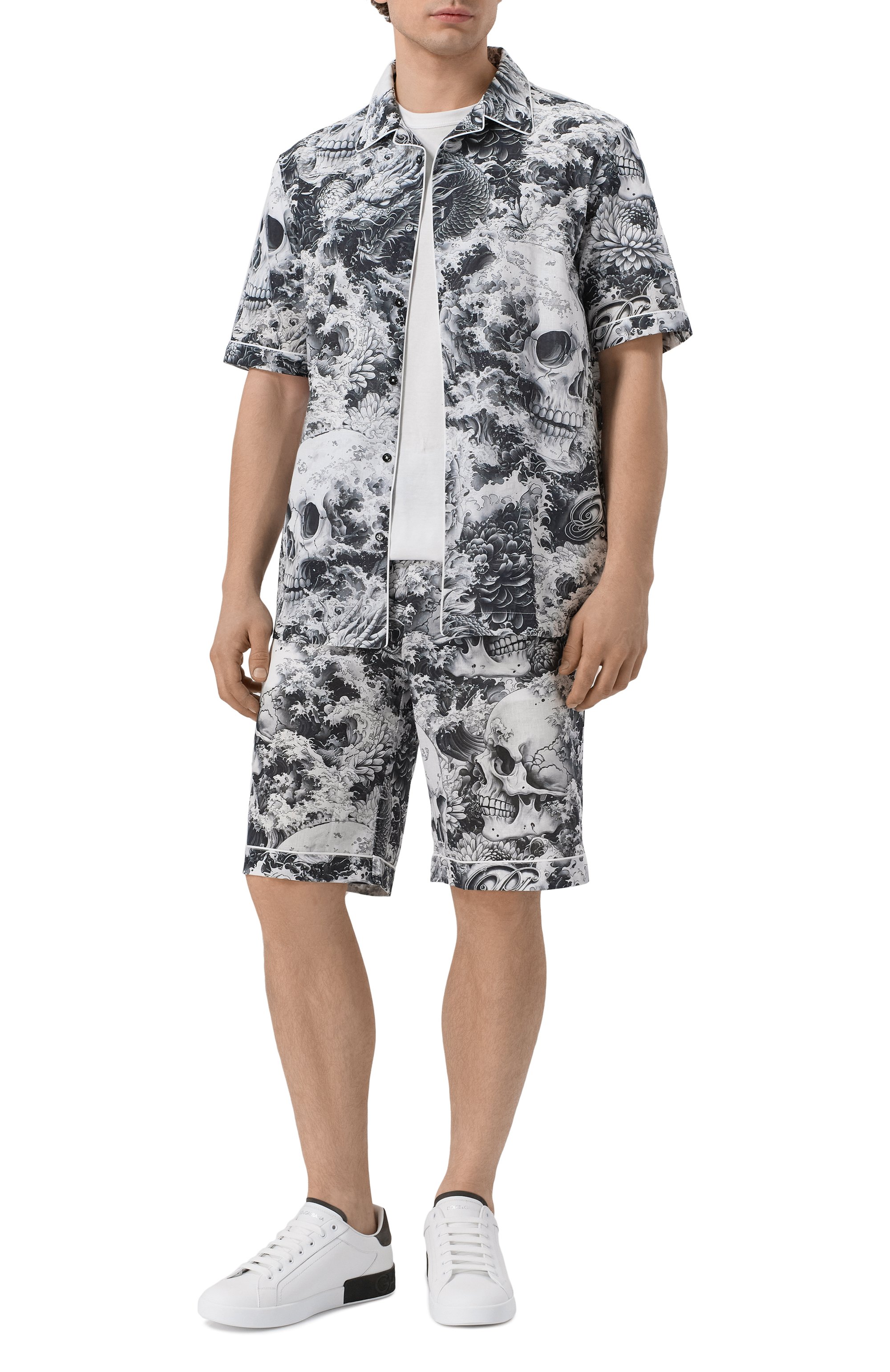 Рубашка изо льна и хлопка PHILIPP PLEIN, арт. SAFC MRP2551 PTE003N, фото 2