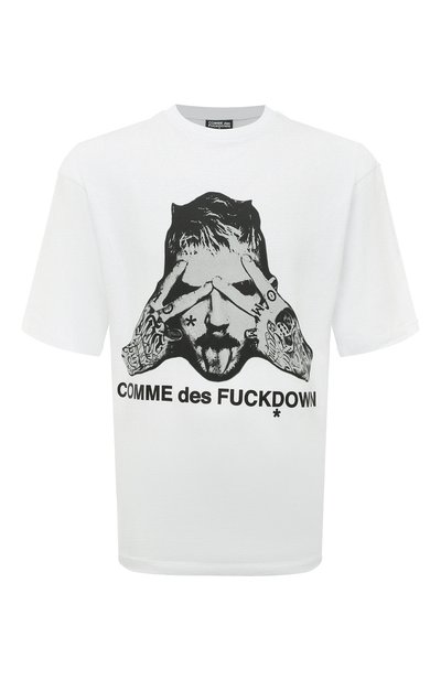 Хлопковая футболка COMME DES FUCKDOWN, арт. CDFU2441, фото 1