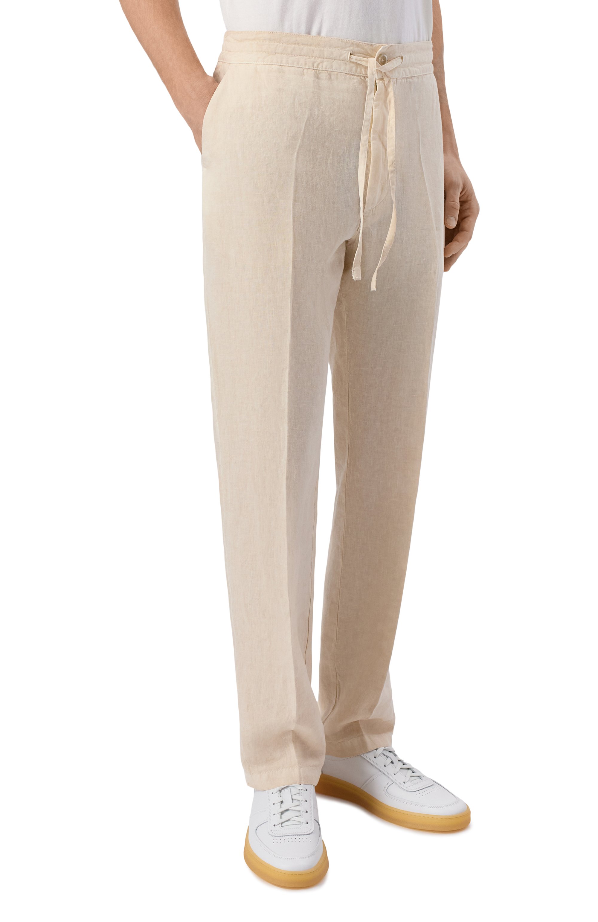 Льняные брюки 120% LINO, арт. 33ALIM299M/0253/S00, фото 3