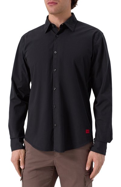 Хлопковая рубашка HUGO, арт. 50500216, фото 3