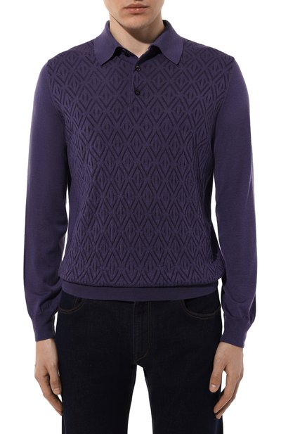 Поло из шерсти и шелка ZILLI, арт. KBP001M0230VRHB00, фото 3