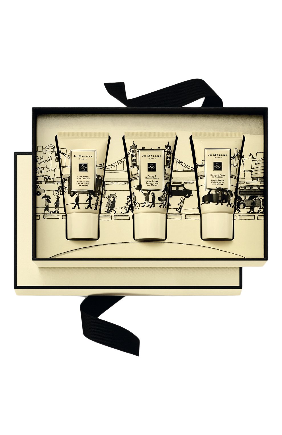 Набор крема для рук hand cream trio (3x30ml) JO MALONE LONDON бесцветного цвета по цене 6800 руб., арт. L73W-01, фото 1 Набор крема для рук hand cream trio (3x30ml) JO MALONE LONDON, арт. L73W-01, фото 1