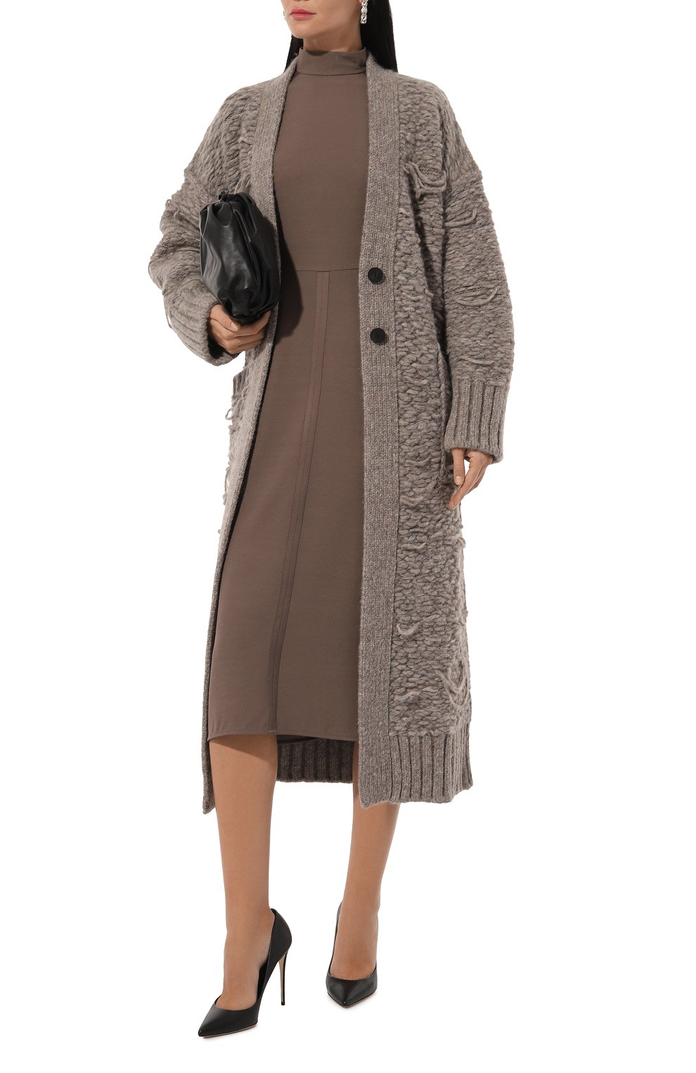 Платье из вискозы и шерсти AGNONA, арт. TR0806E/U5064E, фото 2