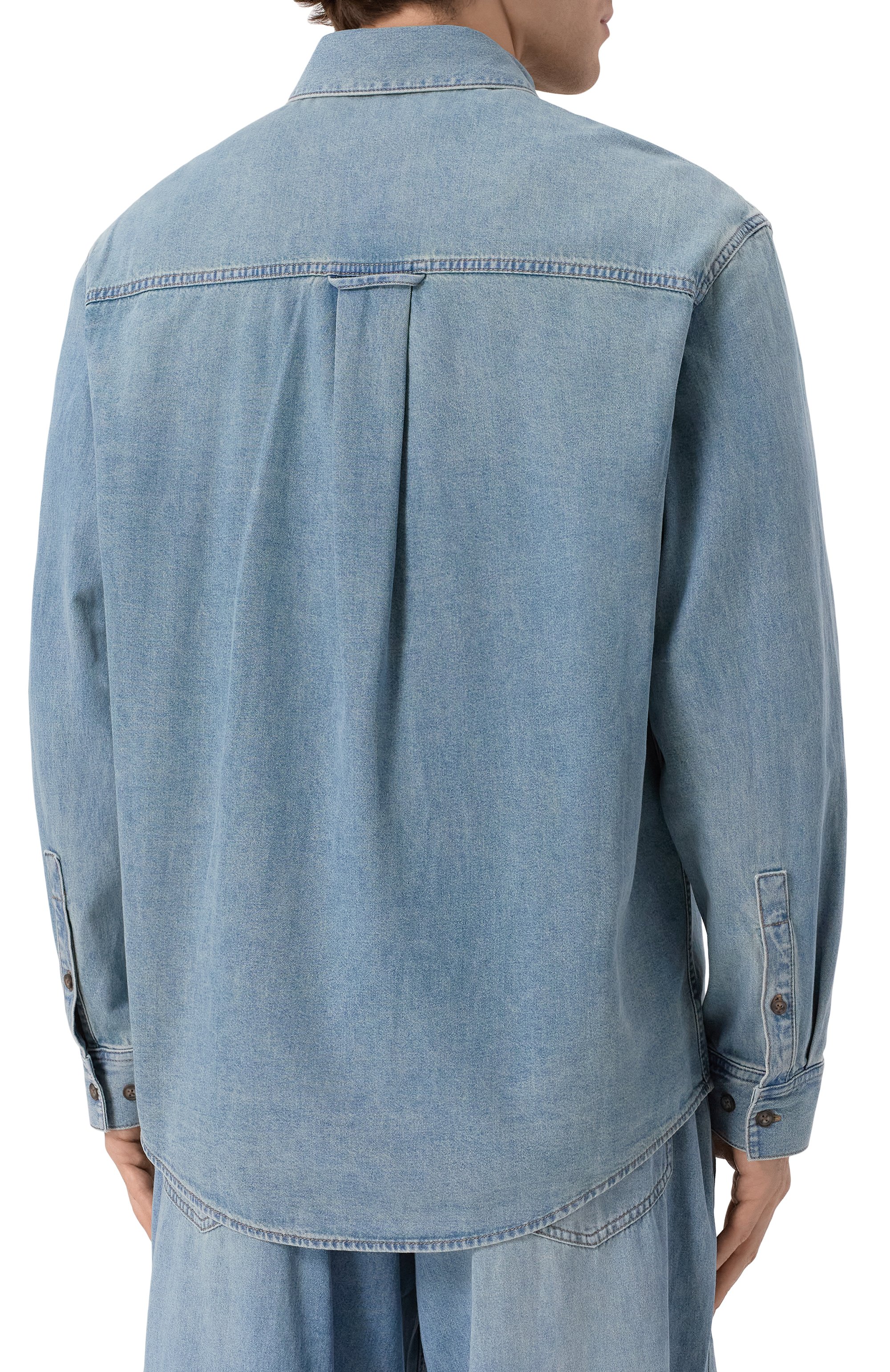 Джинсовая рубашка 12 STOREEZ, арт. 131321, фото 4