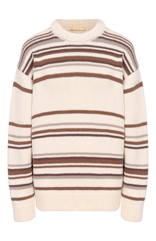 Хлопковый свитер 12 STOREEZ 136420 Бежевый 136420