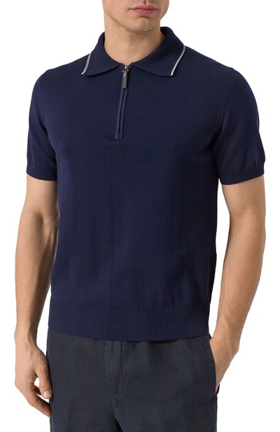 Хлопковое поло CANALI, арт. C1052/MK02261, фото 3