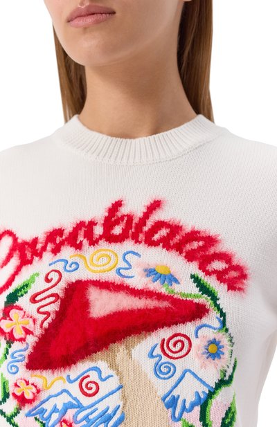 Хлопковый свитер CASABLANCA, арт. WPF25KW102401, фото 5