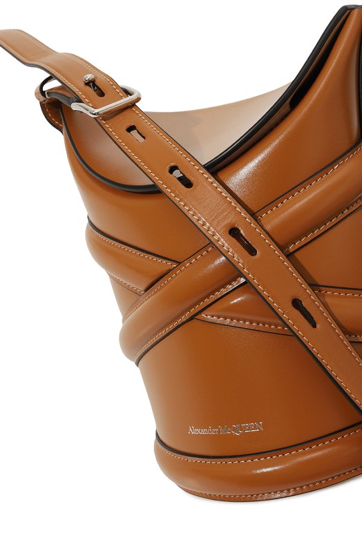 Сумка The Curve Alexander McQueen 46564671YB40 Коричневый  46564671YB40 Фото 3
