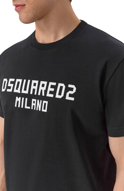 Хлопковая футболка DSQUARED2, арт. S74GD1520/D20106,  фото 5