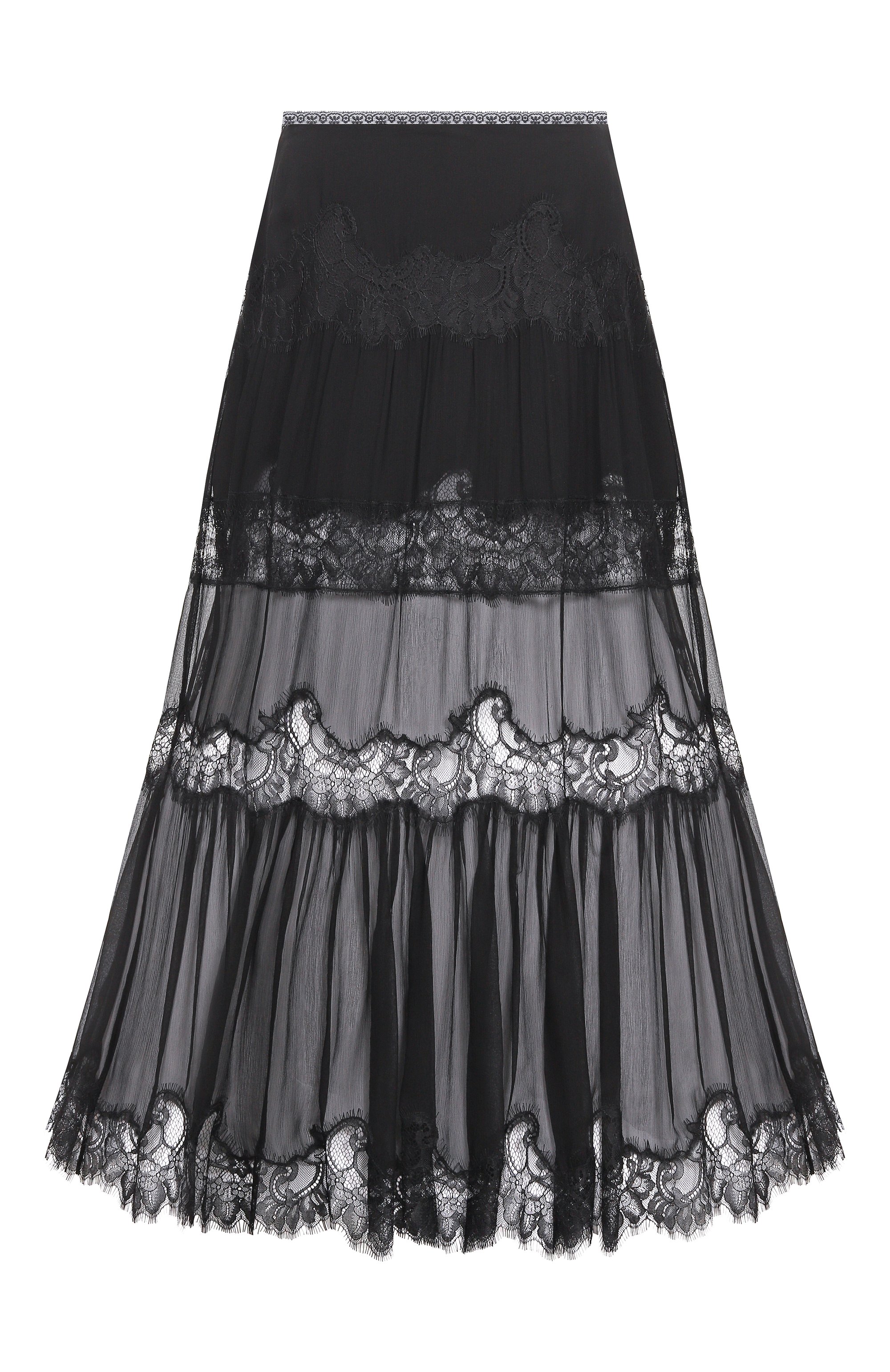 Шелковая юбка LOVE SHACK FANCY, арт. LS936-3311, фото 1