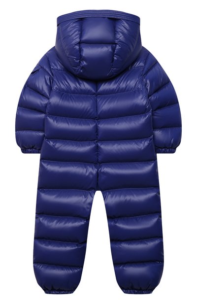 Пуховый комбинезон MONCLER синего цвета по цене 65650 руб., арт. G2-951-1G527-00-68950, фото 2 Пуховый комбинезон MONCLER, арт. G2-951-1G527-00-68950, фото 2