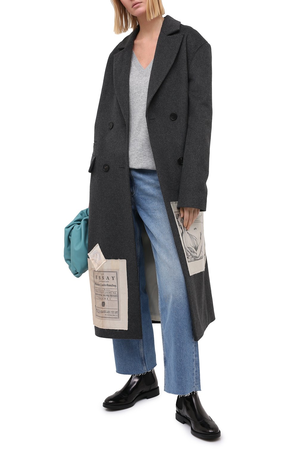 Комбинированные ботинки TOD’S, арт. XXW60C0DE31AKT, фото 2