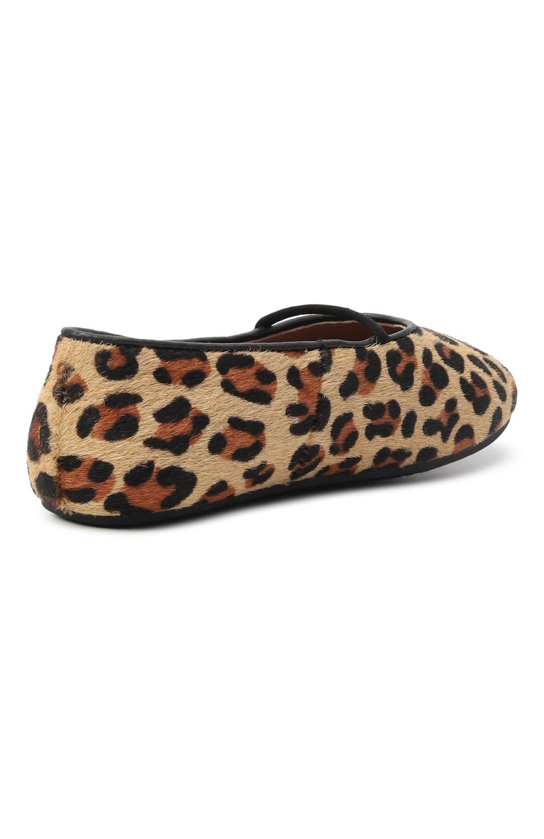 Детские кожаные балетки daphne AGE OF INNOCENCE леопардового цв�ета, арт. 000483/DAPHNE ANIMAL PRINT/36 | Фото 3 (Материал внешний: Натуральная кожа; Нос: Не проставлено; Материал внутренний: Натуральная кожа)