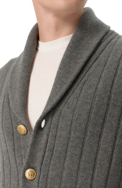 Кашемировый кардиган BRUNELLO CUCINELLI хаки цвета по цене 451000 руб., арт. M22506016, фото 5 Кашемировый кардиган BRUNELLO CUCINELLI, арт. M22506016, фото 5