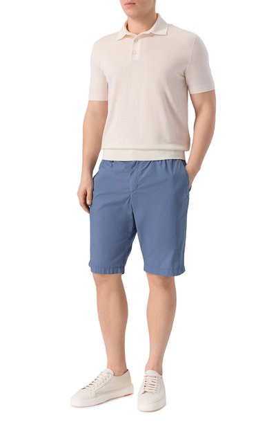 Хлопковые шорты PAUL&SHARK, арт. 25414026, фото 2