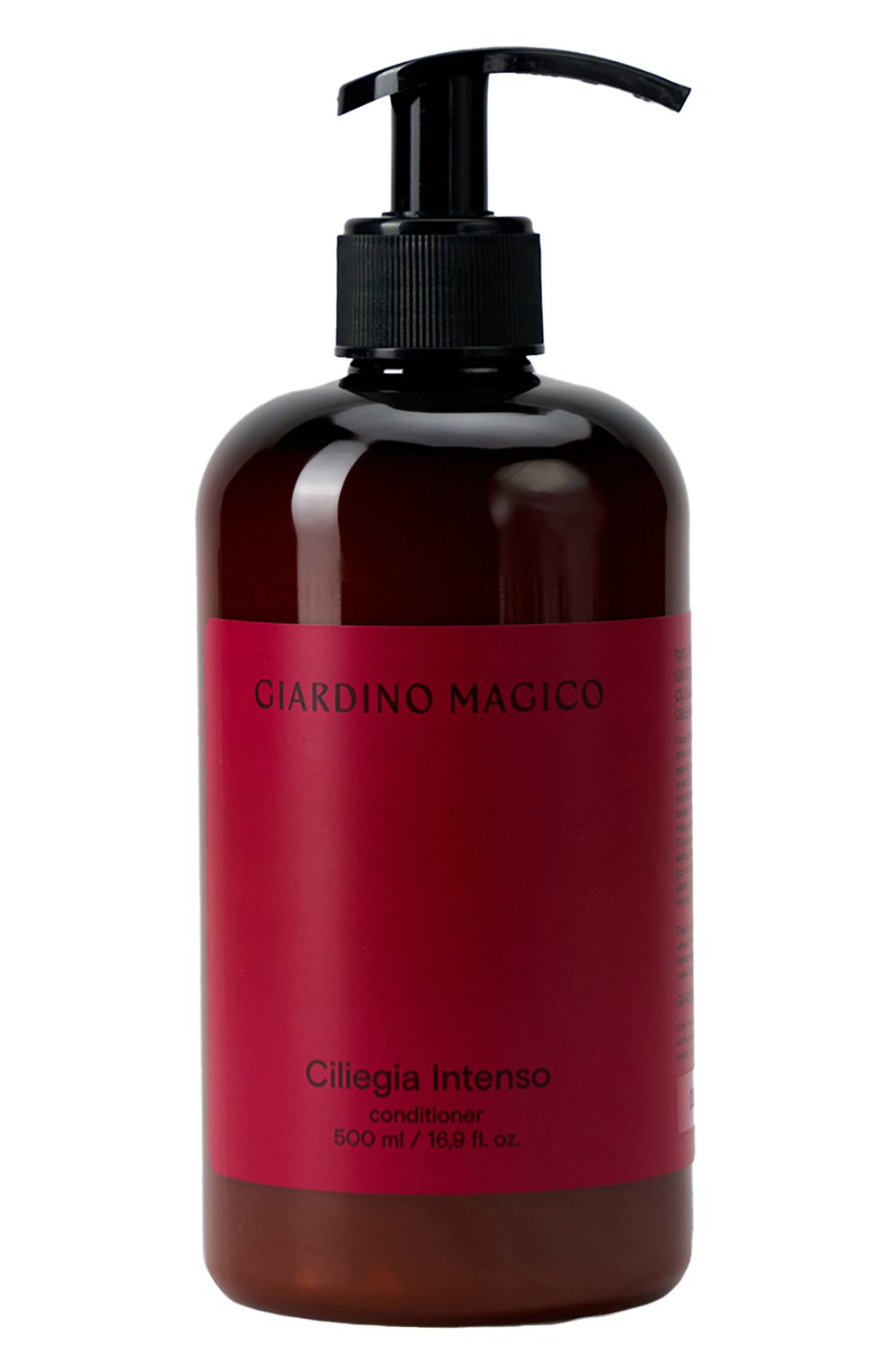 Питательный кондиционер для волос ciliegia intenso (500ml) GIARDINO MAGICO бесцветного цвета по цене 3300 руб., арт. 4640200324306, фото 1 Питательный кондиционер для волос ciliegia intenso (500ml) GIARDINO MAGICO, арт. 4640200324306, фото 1