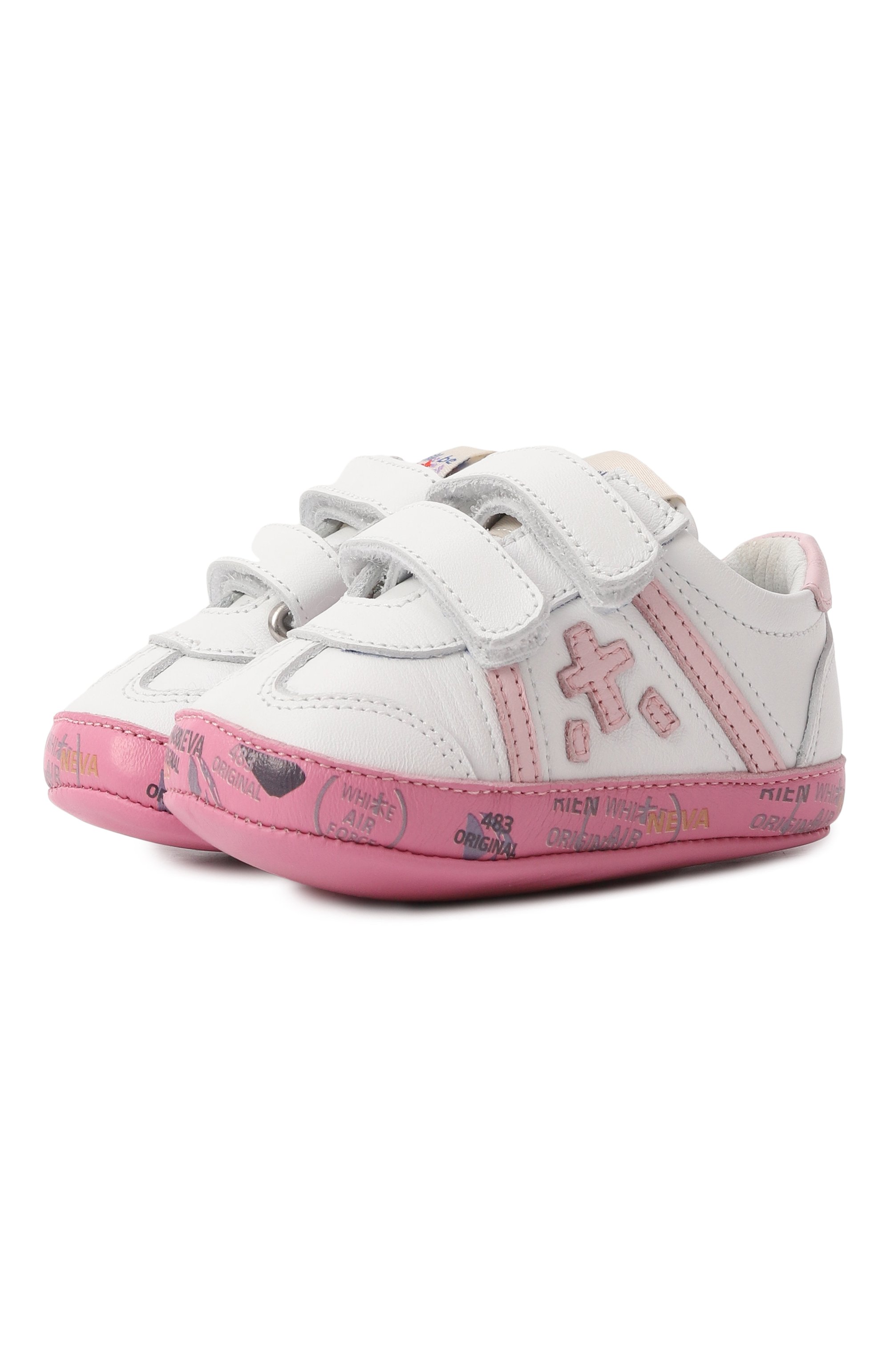 Кожаные пинетки lucy PREMIATA WILL BE, арт. 24CU0031-V/BABY V-LUCY V/16-19, фото 1