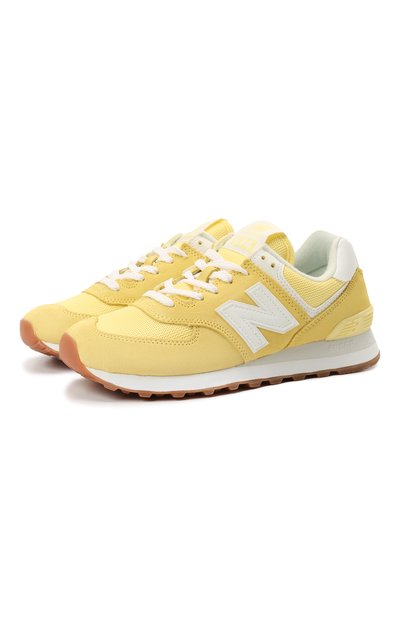 Комбинированные кроссовки 574 classic NEW BALANCE, арт. WL574PK2/B, фото 1