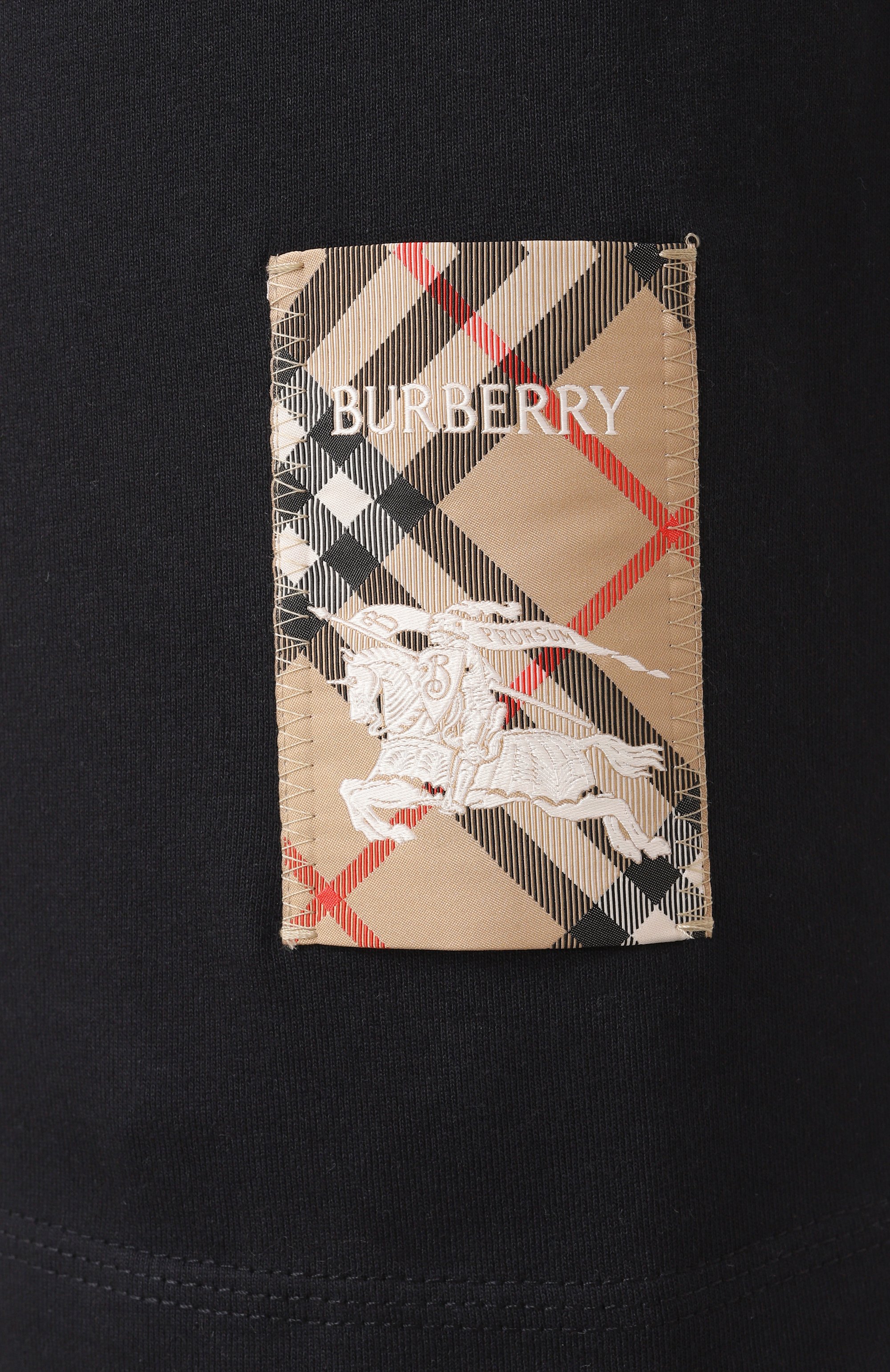 Хлопковая футболка BURBERRY, арт. 8104889, фото 6