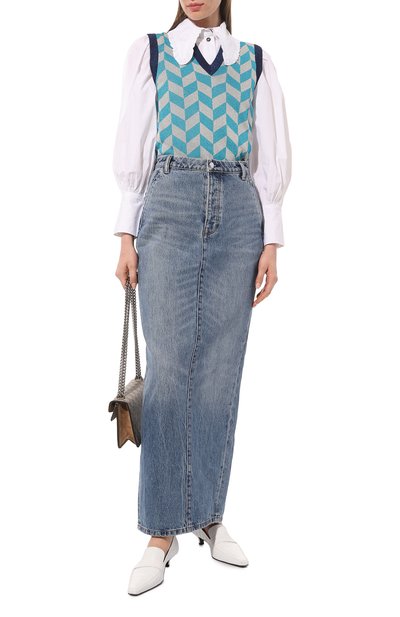 Жилет из вискозы GUCCI, арт. 653456 XKBTP, фото 2