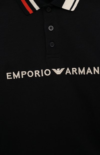 Хлопковое поло EMPORIO ARMANI, арт. 6D4FJ3/1JWZZ, фото 3