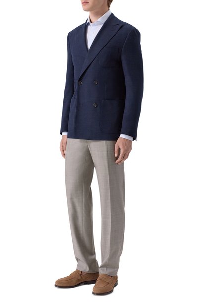 Замшевые пенни-лоферы FRANCESCHETTI бежевого цвета по цене 61700 руб., арт. 2366004/CAM0SCI0, фото 2 Замшевые пенни-лоферы FRANCESCHETTI, арт. 2366004/CAM0SCI0, фото 2