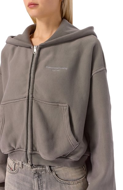 Хлопковая толстовка ALEXANDER WANG, арт. 1CC3251057, фото 5