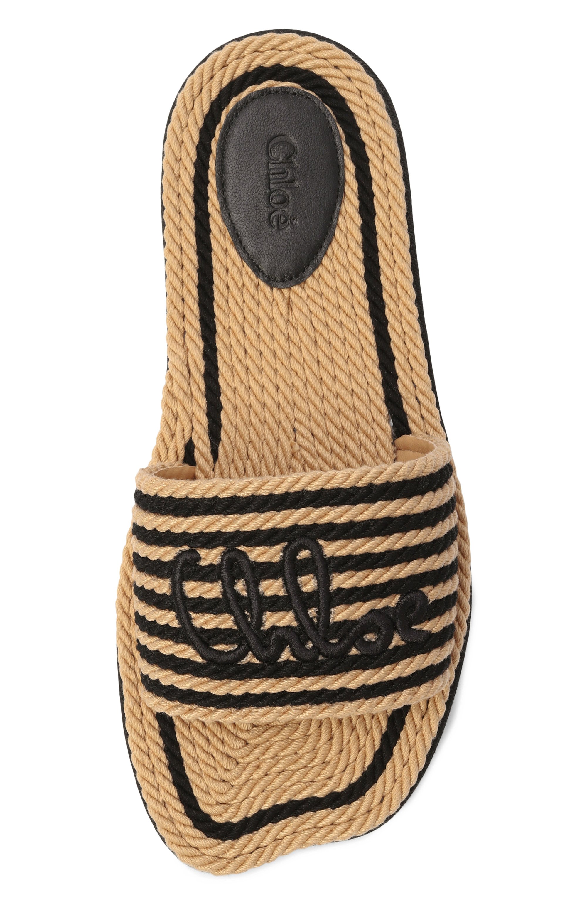 Текстильные шлепанцы chloé sand CHLOÉ, арт. CH26U19AXP, фото 6